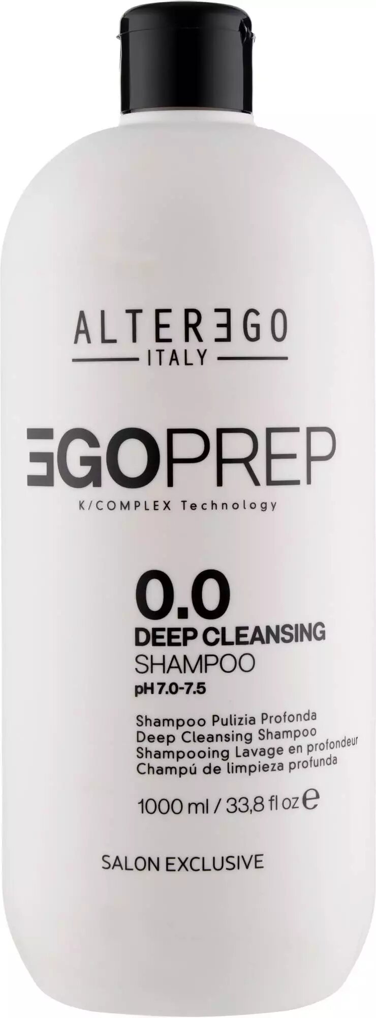 Шампунь для глубокого очищения волос Alter Ego Egoliss Egoprep 0.0 Deep Cleansing Shampoo